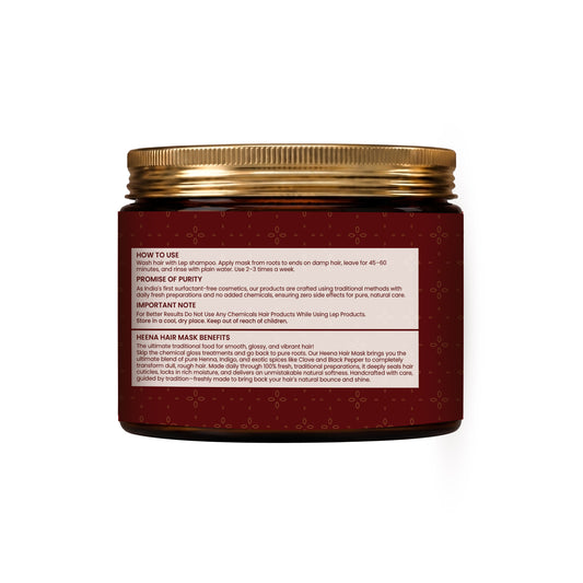 Henna Hair Mask For Nourishment, Straight And Shine Hair. 250g