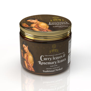 Curry Leaves And Rosemary Hair Mask| For Straight And Shine Hair. 250g