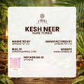 Kesh Neer hair toner packaging with brand details on a natural background
