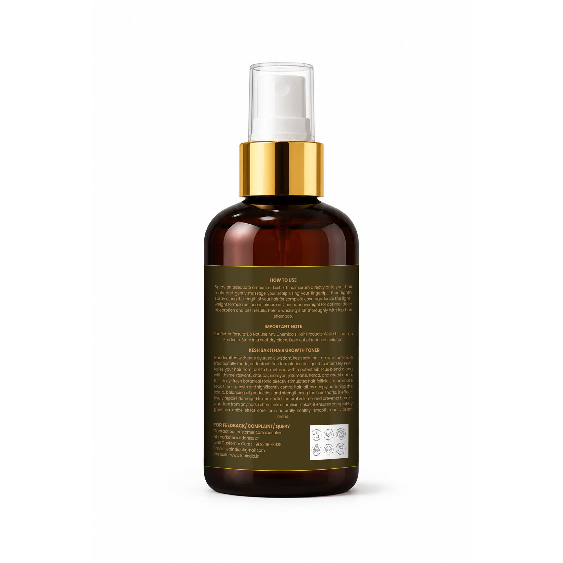 Kesh Sakti hair growth toner how to use and important  note 