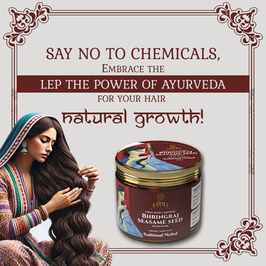 Bhringraj Seasame Seed Hair Mask | For Grey Hair Control. 250g