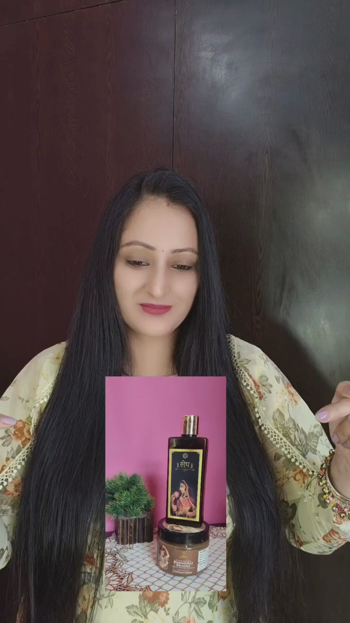 Lep Bhringraj Brahmi Hair Mask and LEP Reetha Shampoo